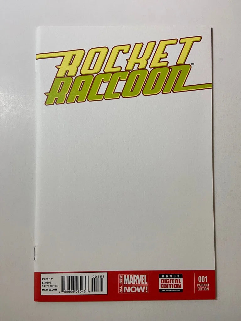 ROCKET RACCOON #1 NM  Blank Variant