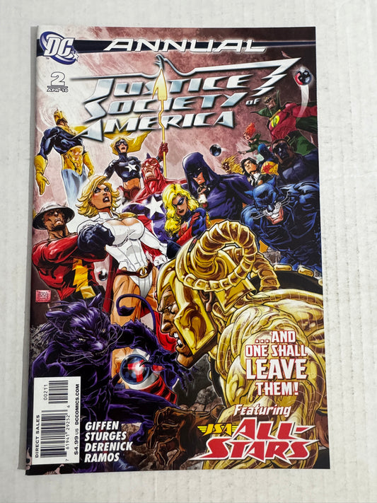 JUSTICE SOCIETY OF AMERICA ANNUAL 2010 #2 NM