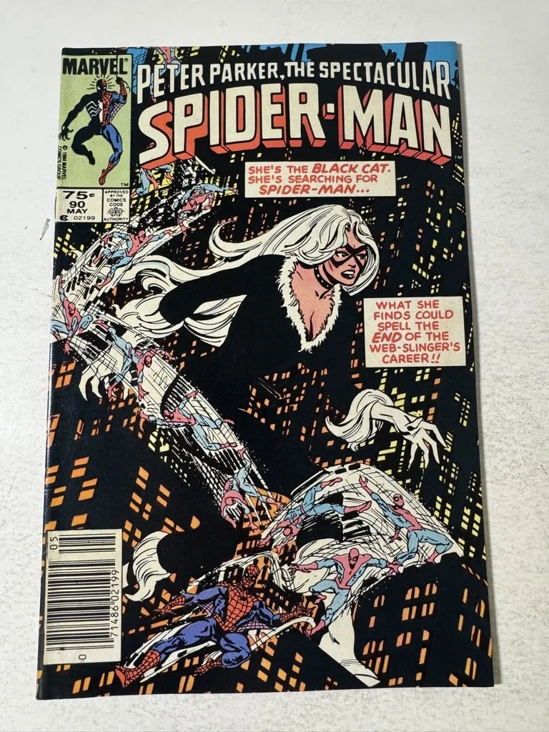 SPECTACULAR SPIDER-MAN #90 NM- CANADIAN PRICE VARIANT