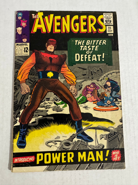 AVENGERS #21 VG 1ST APPEARANCE