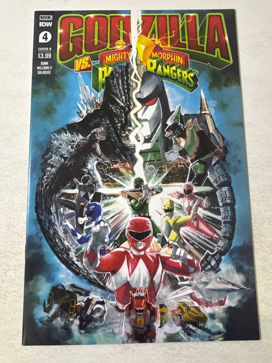 GODZILLA VS MIGHTY MORPHIN POWER RANGERS #4 NM B Variant