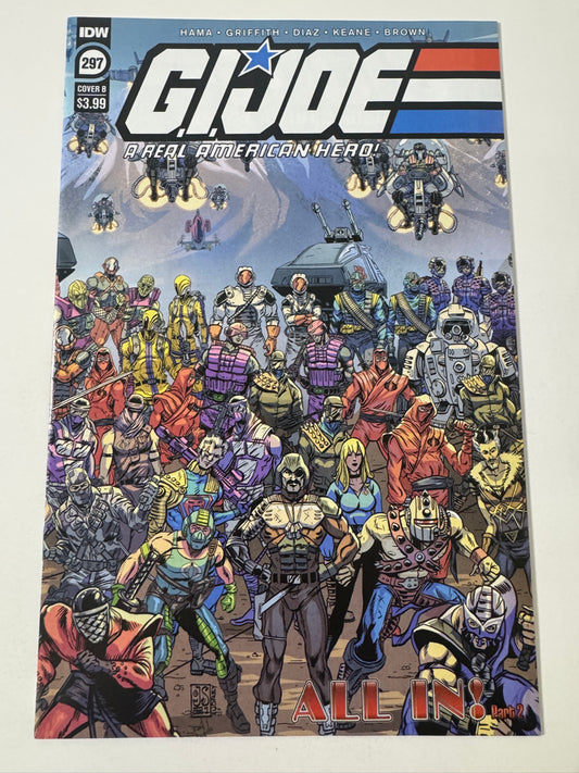 GI JOE A Real American Hero #297 B Variant