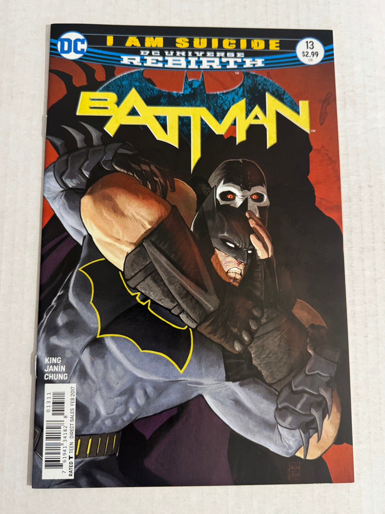 BATMAN #13 Vol 3 NM Mikel Janin Cover