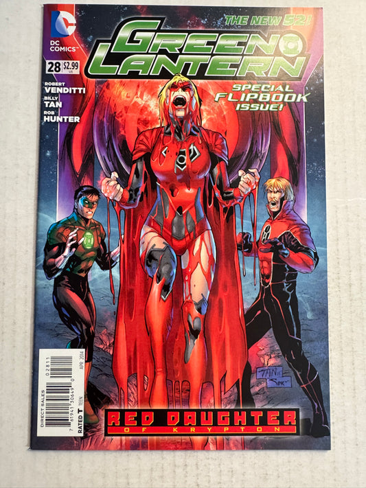 GREEN LANTERN #28 Vol Vol 5 / RED LANTERNS #28 Flip Book NM 1ST APPEARANCE