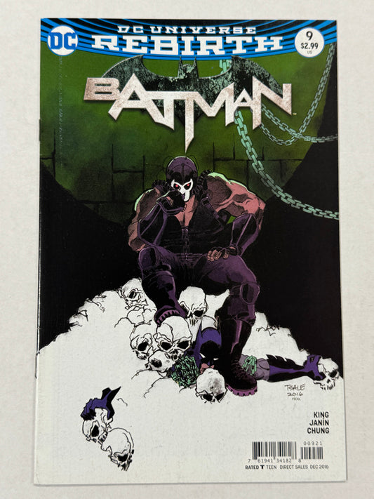 BATMAN #9 Vol 3 VF+ Tim Sale Variant