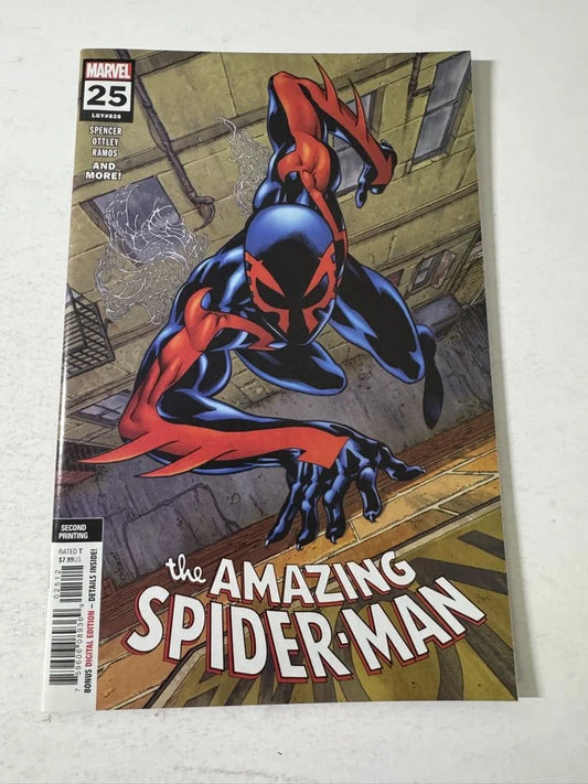 AMAZING SPIDER-MAN #25 Vol 5 NM 2nd Print 2099 Variant