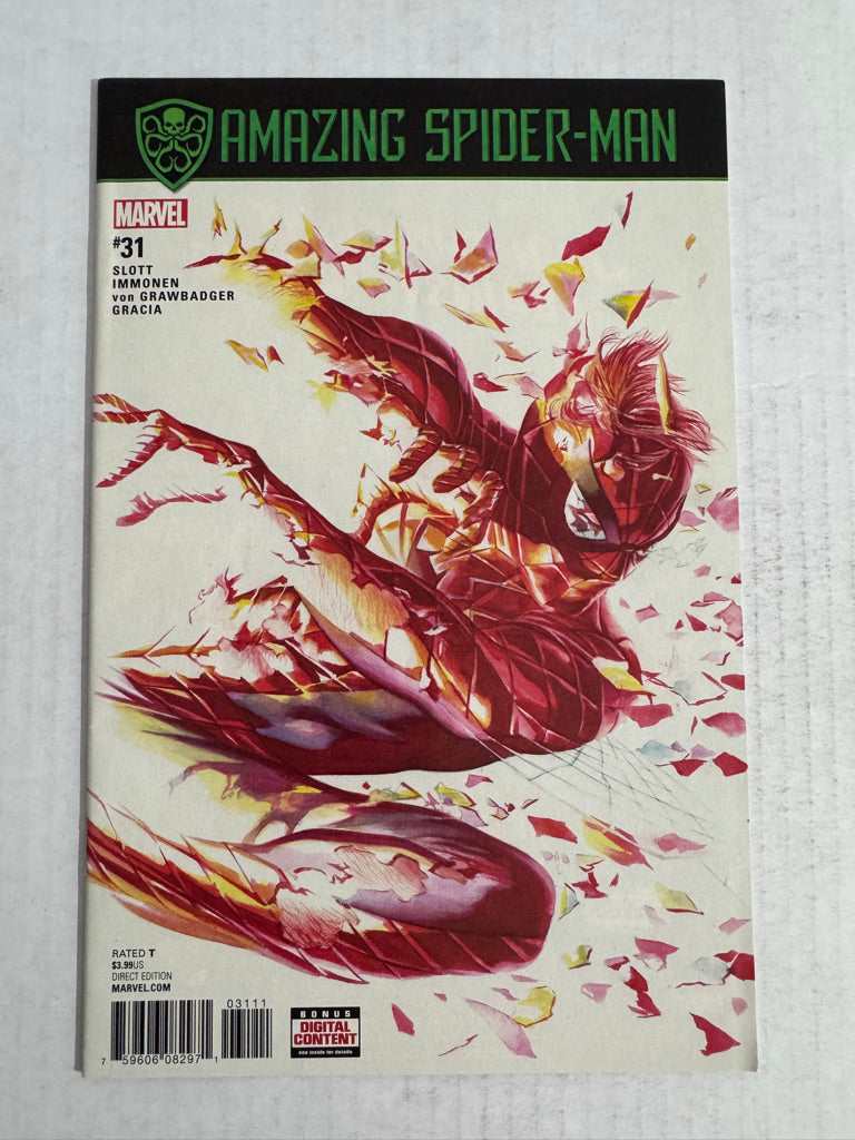 AMAZING SPIDER-MAN #31 Vol 4 Alex Ross Cover