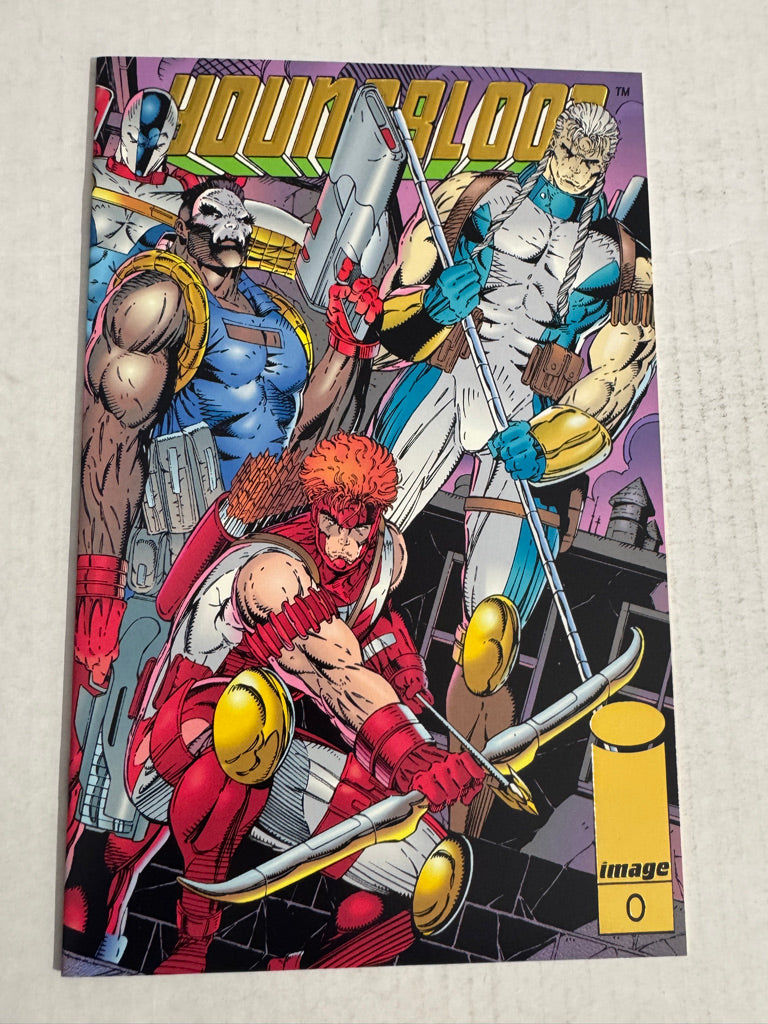 YOUNGBLOOD #0 NM Rob Liefeld Gold Foil Variant