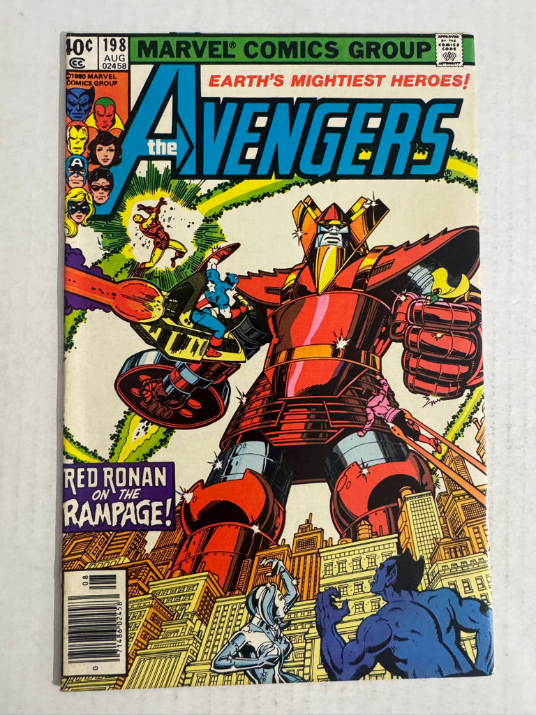 AVENGERS #198 FN George Perez Cover NEWSSTAND