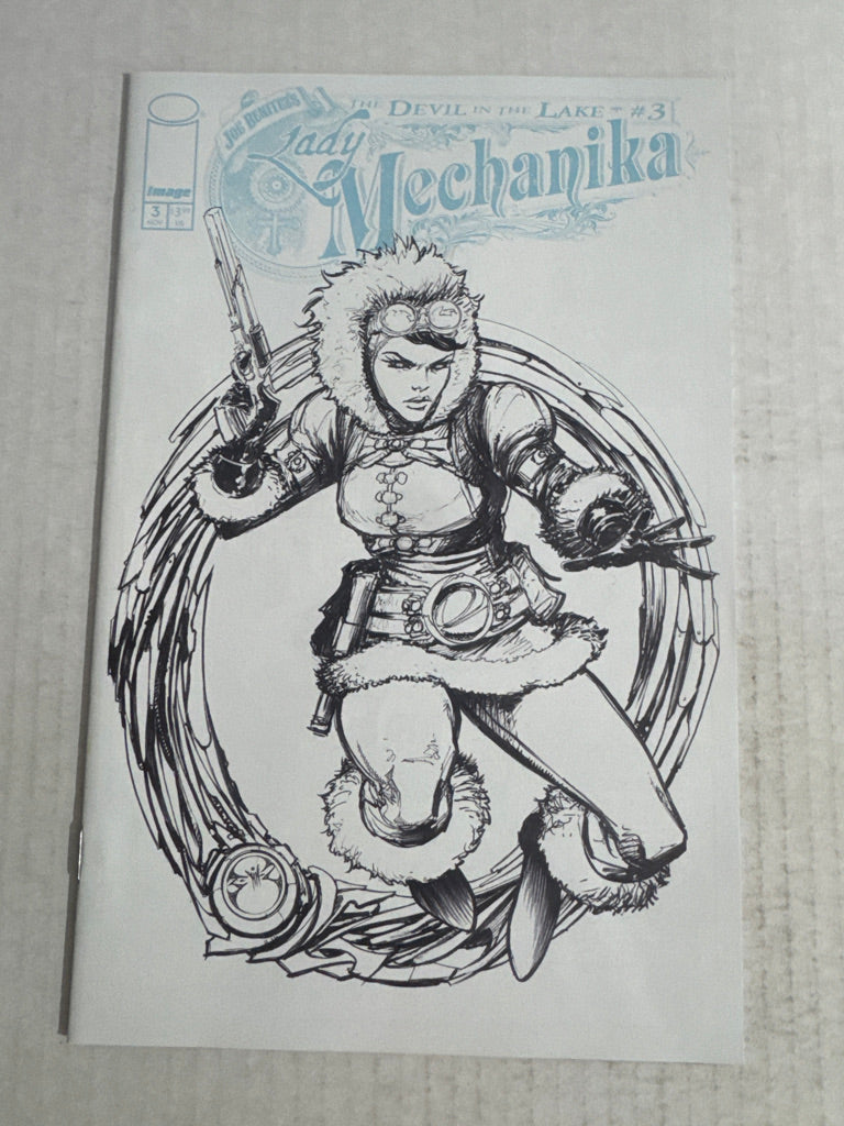 LADY MECHANIKA The Devil In THe Lake #3 NM- 1:10 Joe Benitez Variant