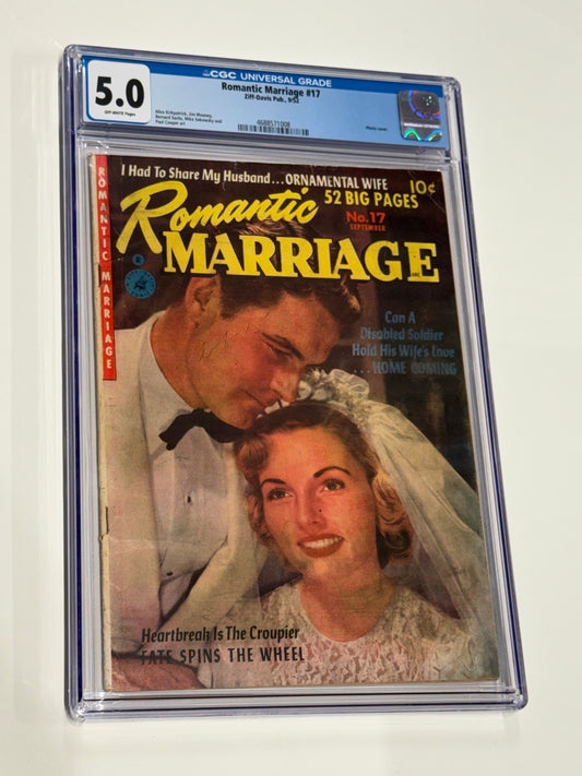 ROMANTIC MARRIAGE #17 CGC 5.0