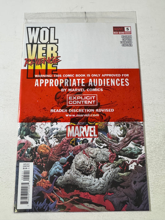 WOLVERINE REVENGE #5 NM Sealed Red Band Edition
