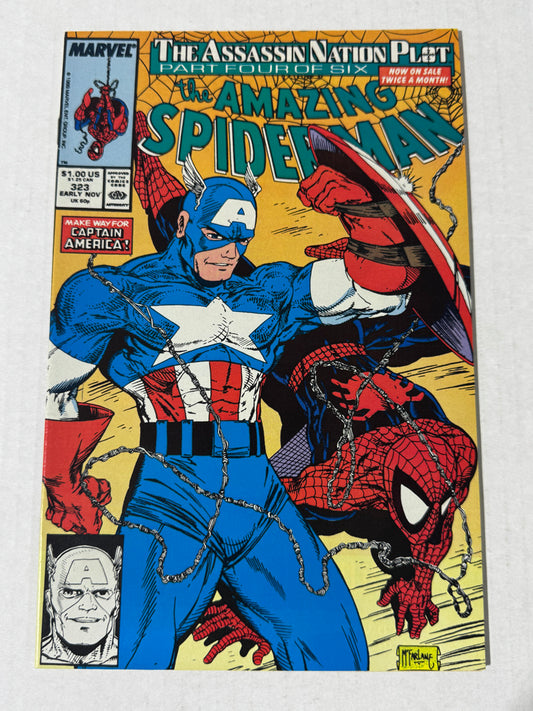 AMAZING SPIDER-MAN #323 NM- Todd McFarlane Cover