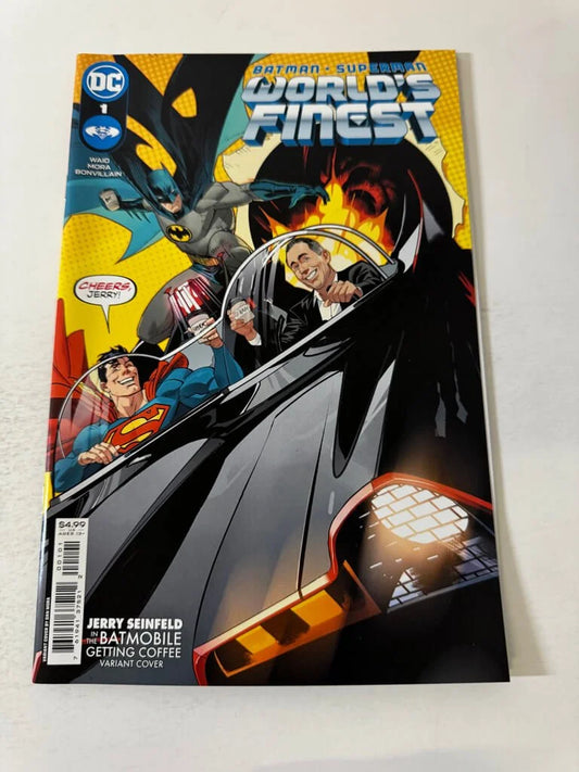 BATMAN SUPERMAN WORLD'S FINEST #1 NM Dan Mora Jerry Sienfeld Variant