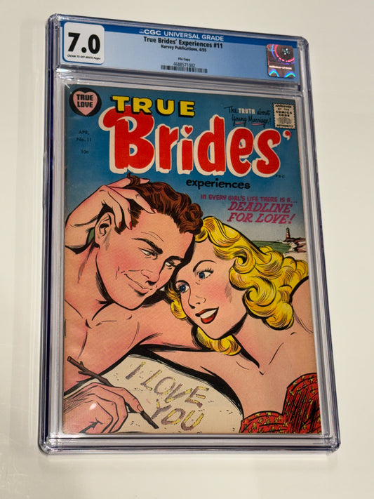 TRUE BRIDE'S EXPERIENCES #11 CGC 7.0