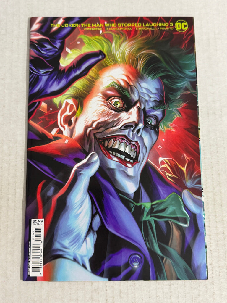 JOKER The Man Who Stopped Laughing #3 NM Massafera Variant