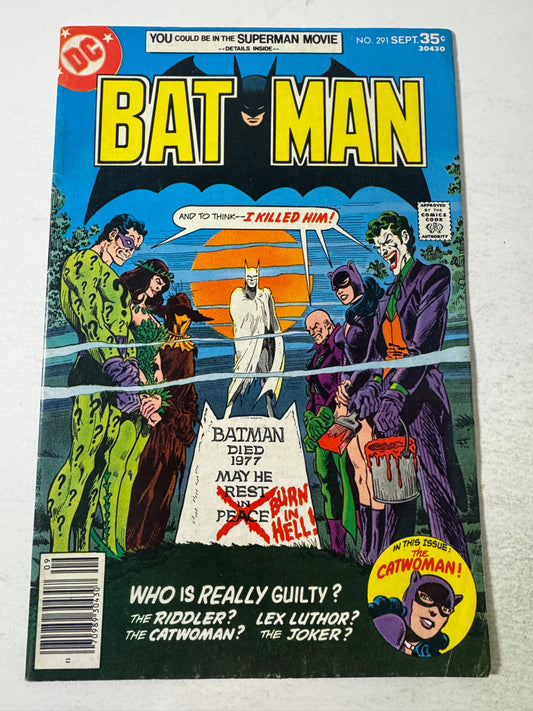 BATMAN #291 FN-