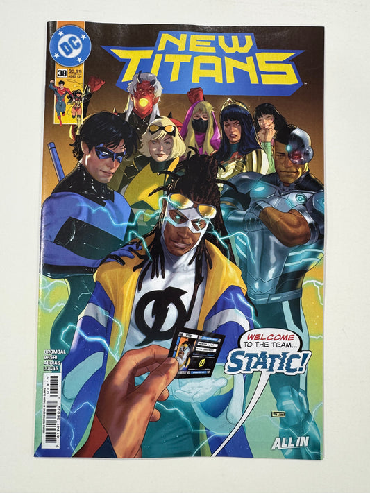 NEW TITANS #38 NM 2nd Print