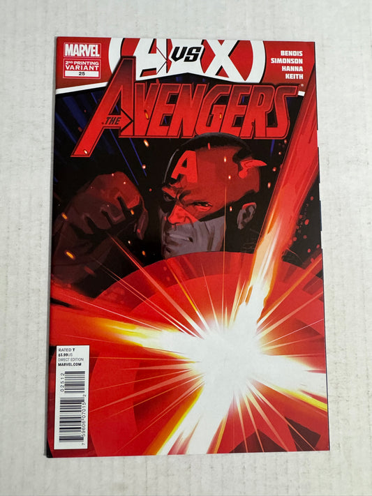 AVENGERS #25 Vol 4 NM 2nd Print Variant