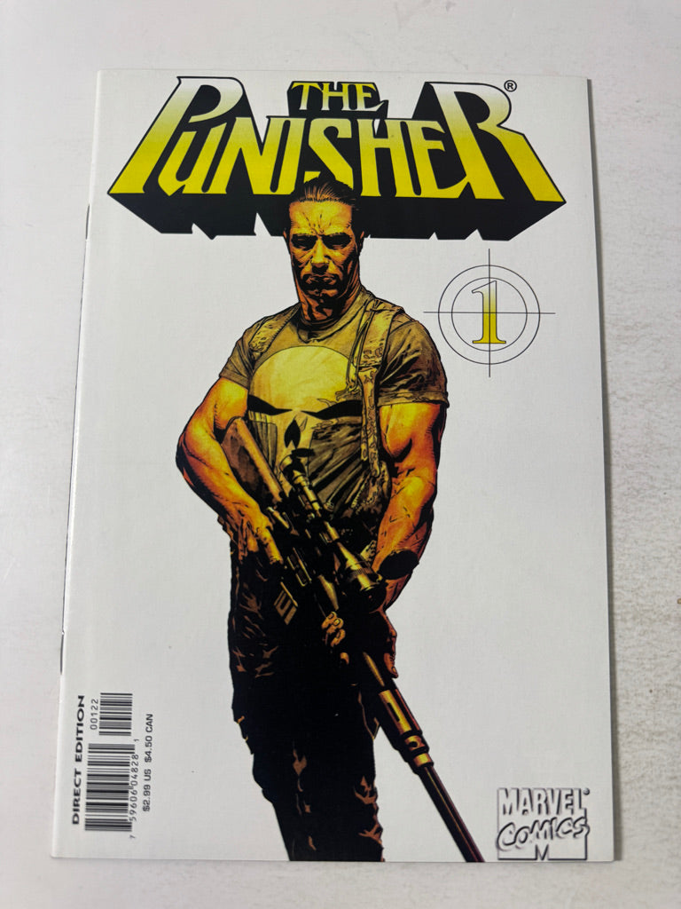 PUNISHER #1 Vol 5 NM 2nd Print Tim Bradstreet Variant