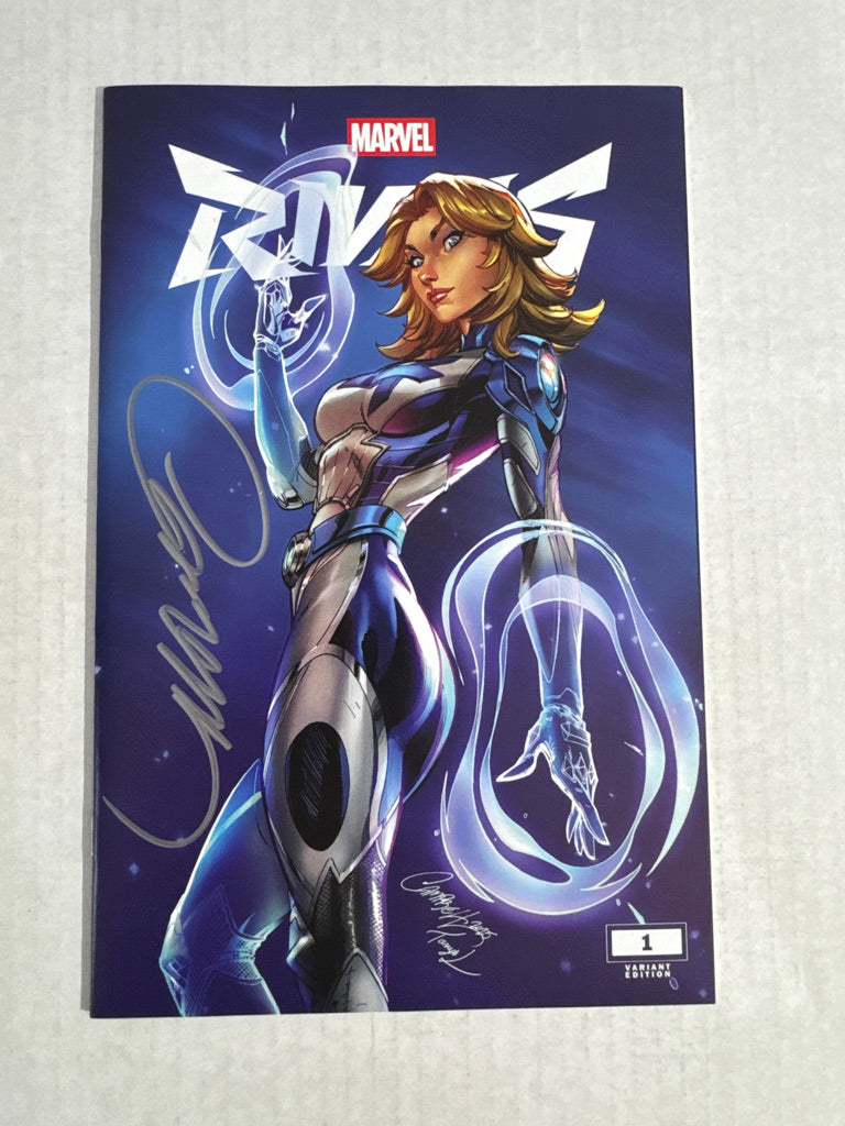 MARVEL RIVALS  #1 NM J Scott Campbell Sue Storm Variant SIGNED