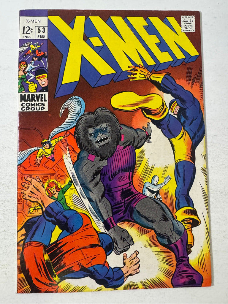 X-MEN #53 VF- Barry Windsor-Smith Cover