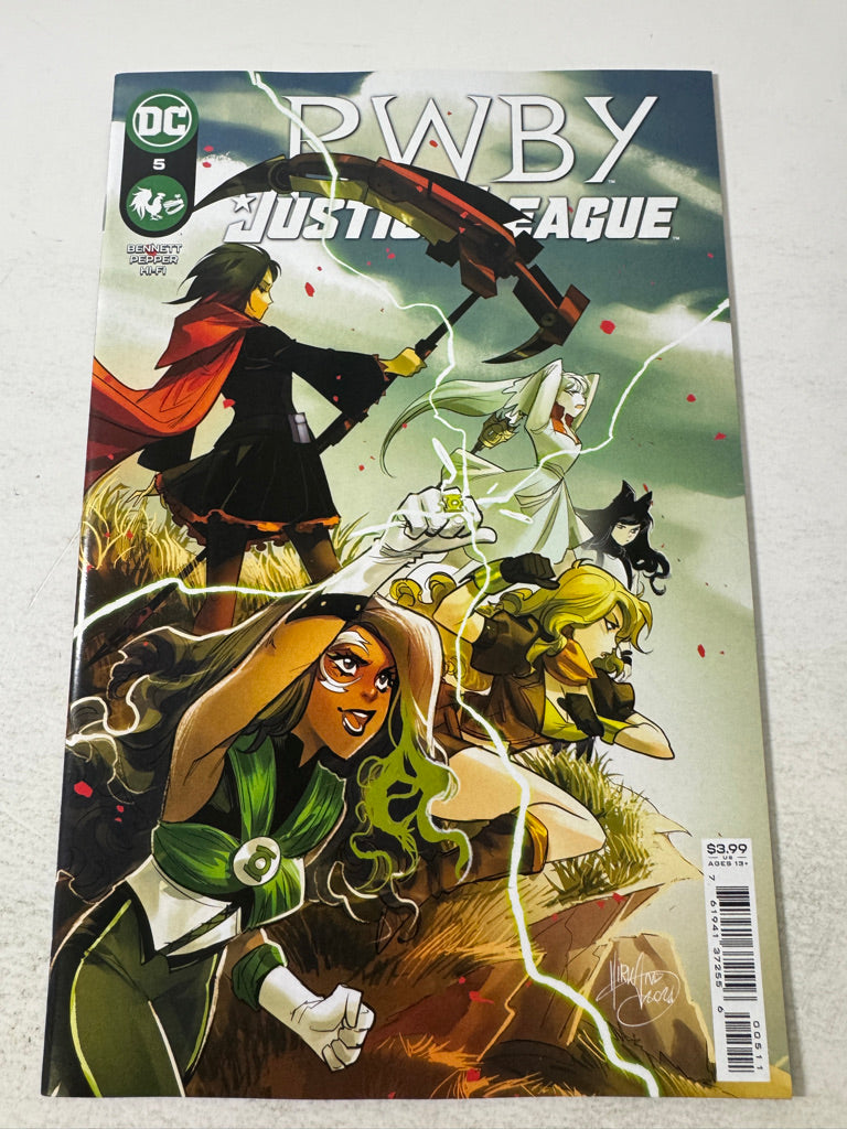 RWBY JUSTICE LEAGUE #5 NM Mirka Andolfo Cover