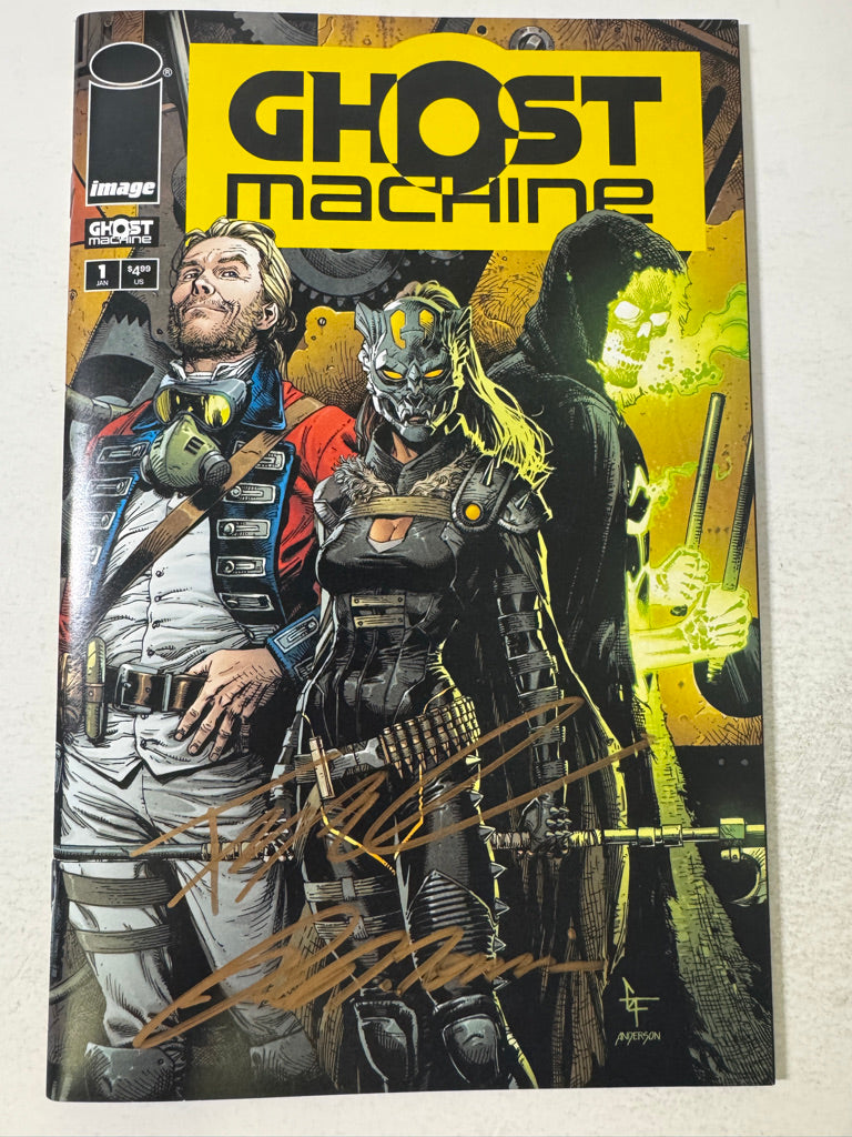 GHOST MACHINE #1 NM SIGNED by Francis Manapul & Peter J Tomasi 1ST APPEARANCE