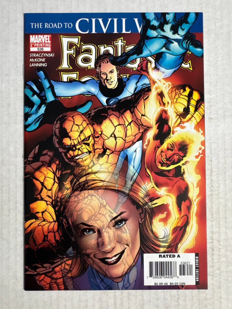 FANTASTIC FOUR #536 NM- 2nd Print Bryan Hitch Variant