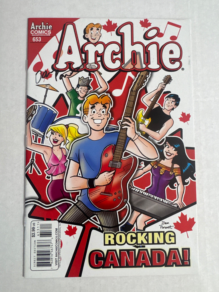 ARCHIE #653 VF/NM SIGNED by Dan Parent