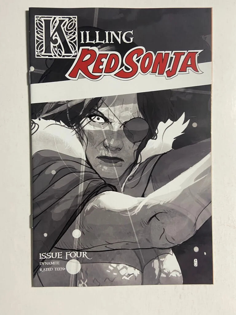 KILLING RED SONJA #4 NM- 1:10 B/W Christian Ward Variant
