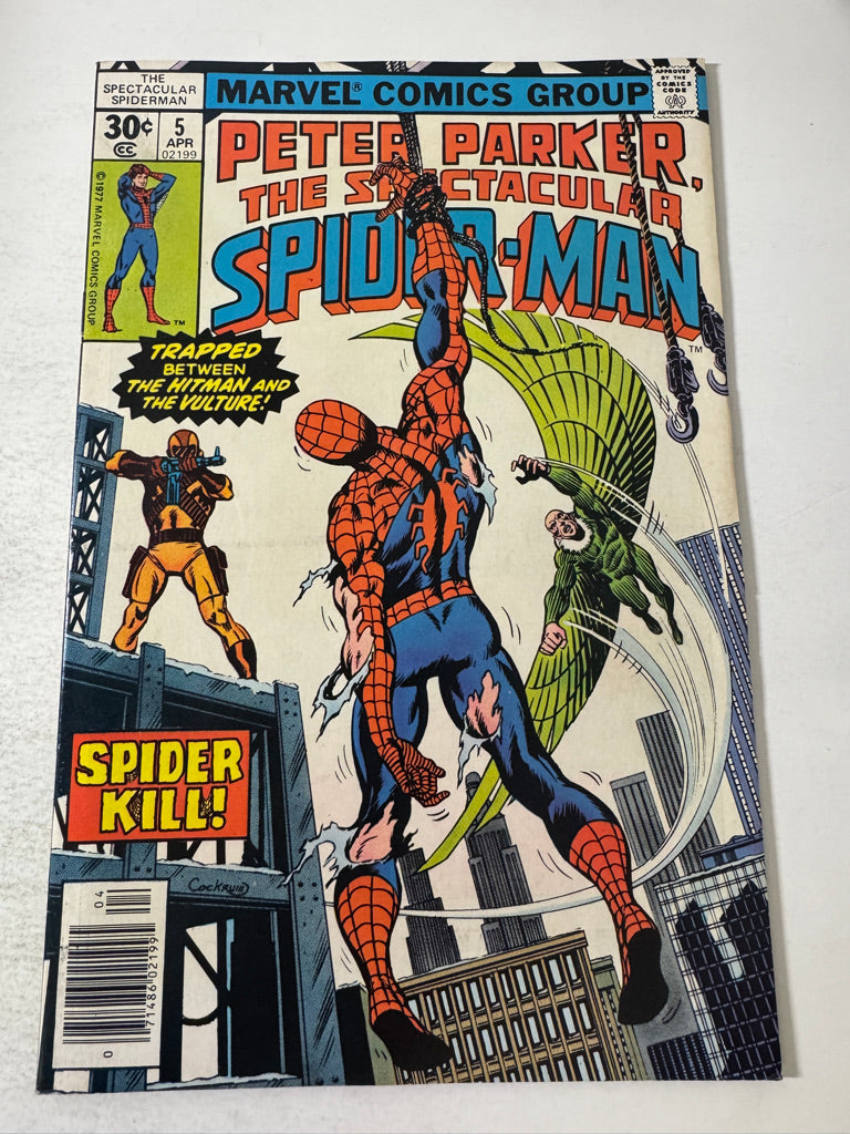 SPECTACULAR SPIDER-MAN #5 VF 1ST APPEARANCE