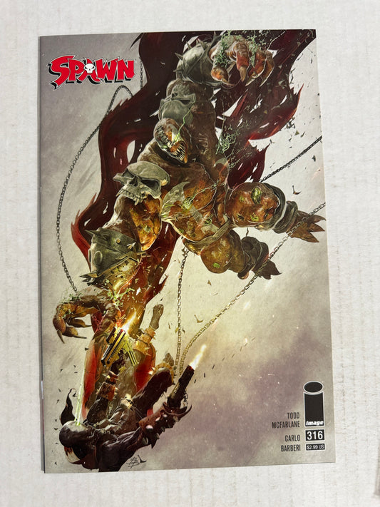 SPAWN #316 NM Bjorn Barends Variant  1ST APPEARANCE