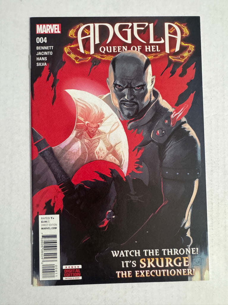 ANGELA QUEEN OF HEL #4 NM Stephanie Hans Cover