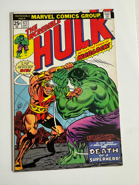INCREDIBLE HULK #177 VF-
