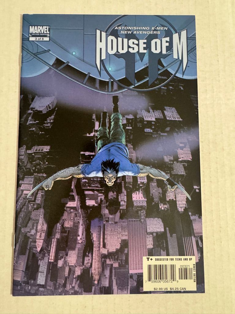 HOUSE OF M #3 VF/NM John Cassaday Variant