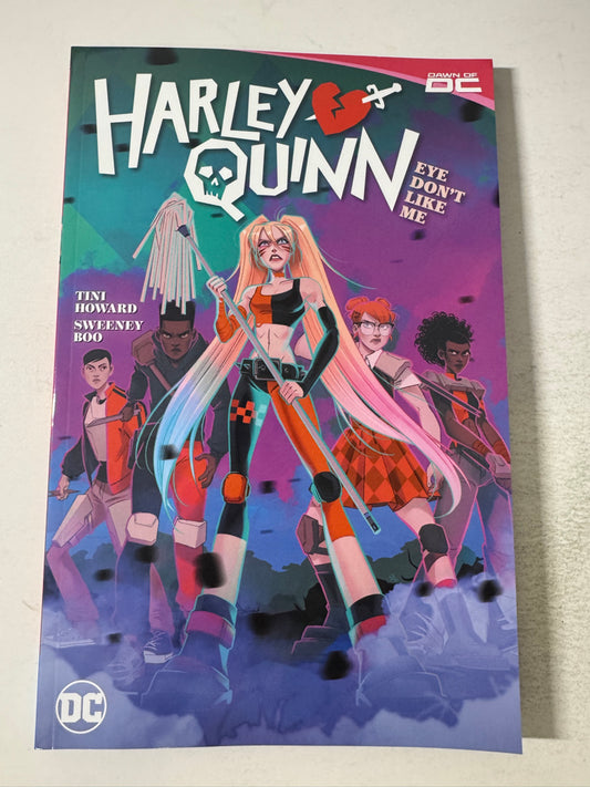 HARLEY QUINN Vol 2 Eye Don't Like Me TPB  SIGNED by Sweeney Boo