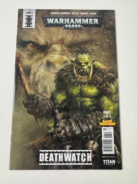 WARHAMMER 40000 Deathwatch #3 NM B Variant