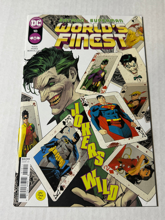BATMAN SUPERMAN WORLD'S FINEST #10 NM Dan Mora Cover