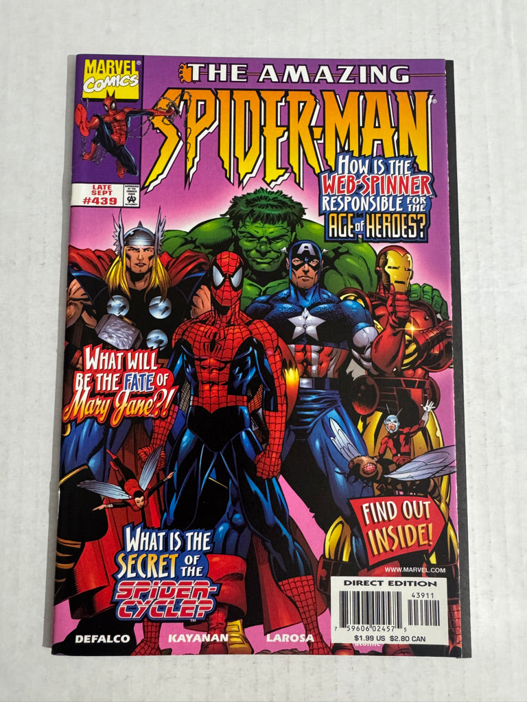 AMAZING SPIDER-MAN #439 NM