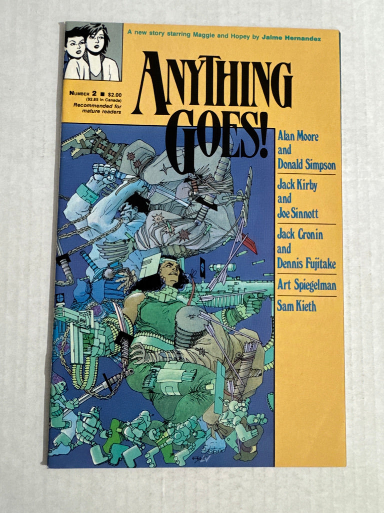 ANYTHING GOES #2 NM- Frank Miller Cover