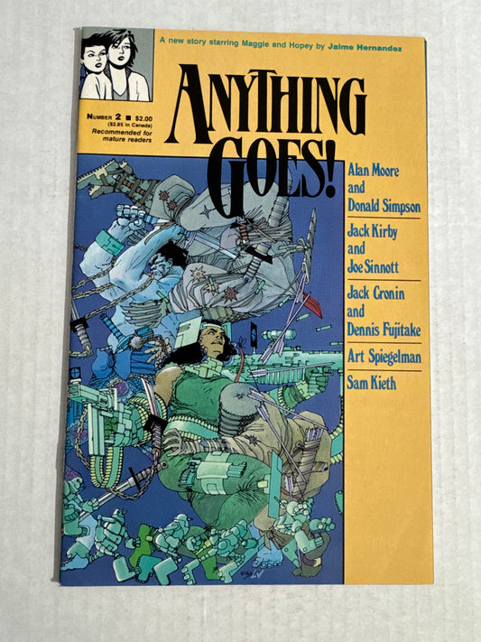 ANYTHING GOES #2 NM- Frank Miller Cover