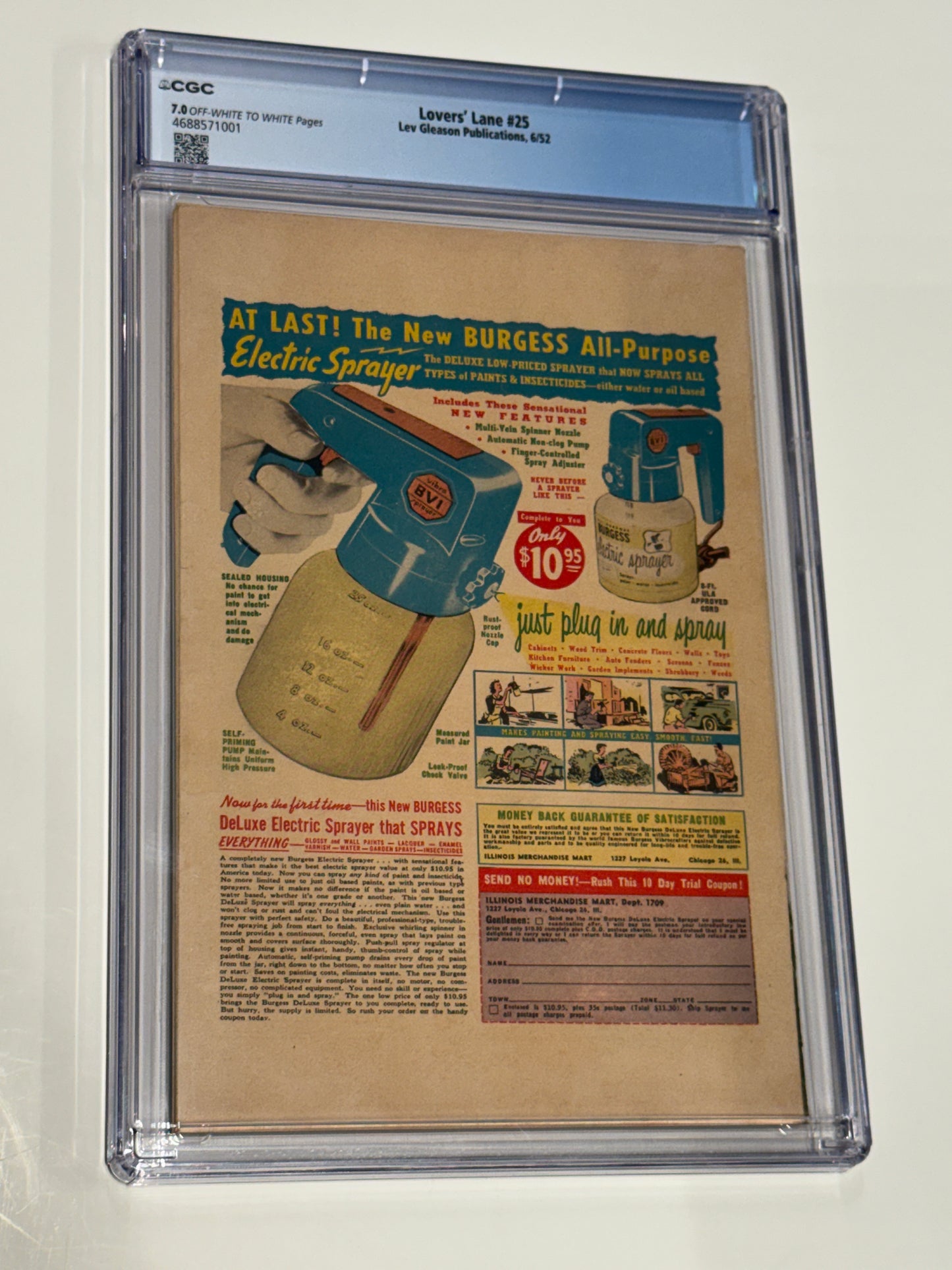 LOVERS' LANE #25 CGC 7.0