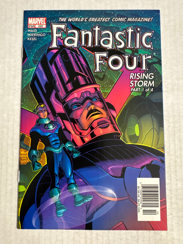 FANTASTIC FOUR #520 NM- Mike Wieringo Cover NEWSSTAND
