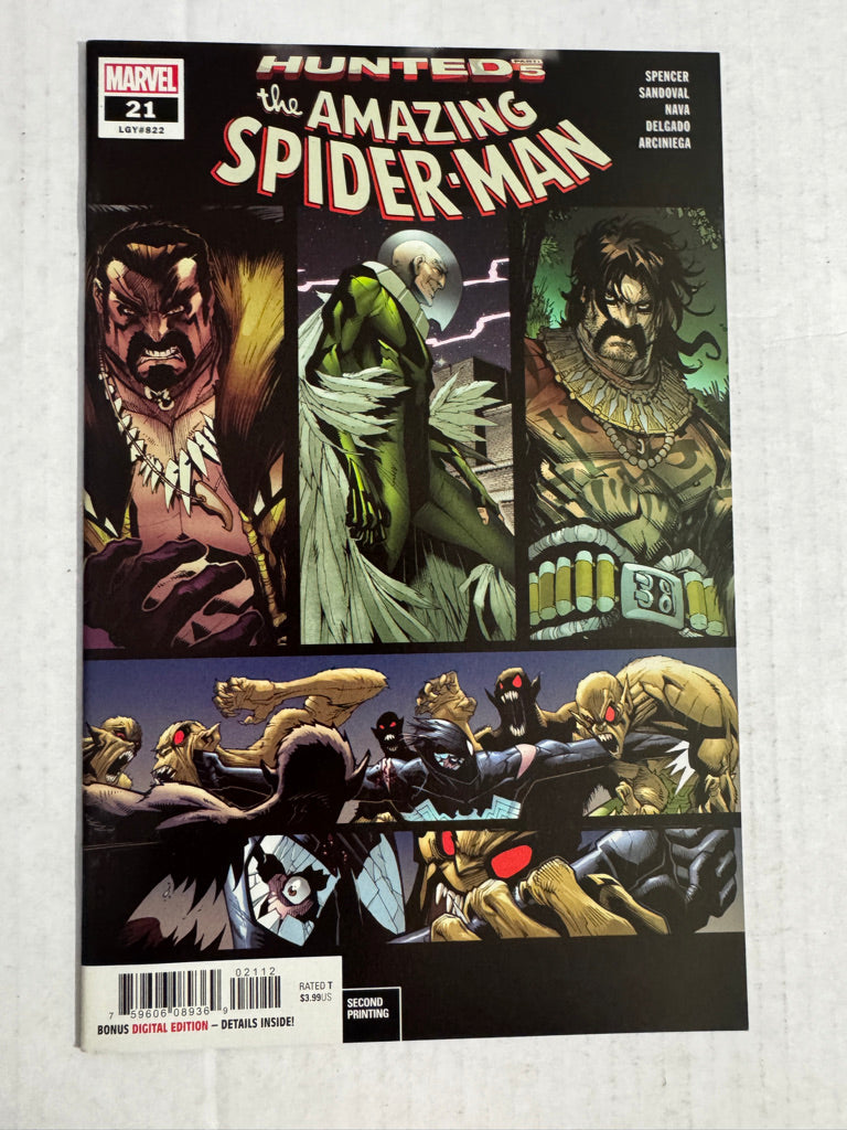 AMAZING SPIDER-MAN #21 Vol 5 NM 2nd Print Ryan Ottley Variant