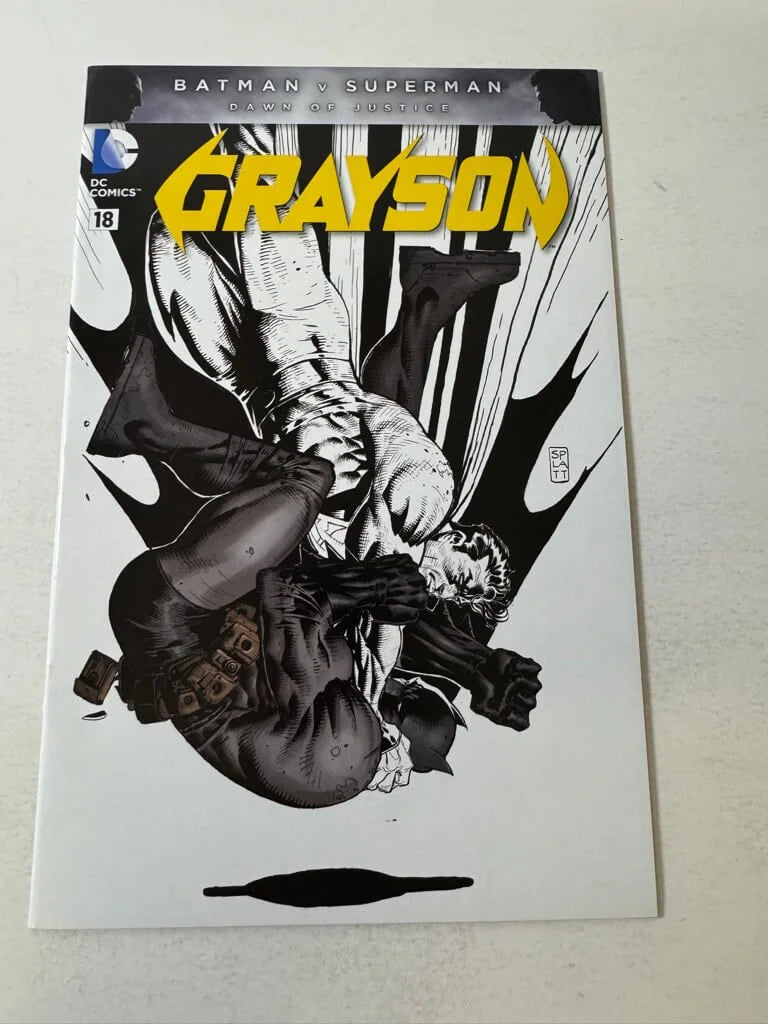 GRAYSON #18 NM- Stephan Platt Partial B/W Variant