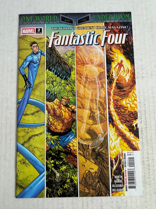 FANTASTIC FOUR #2 Vol 8 NM Humberto Ramos Cover