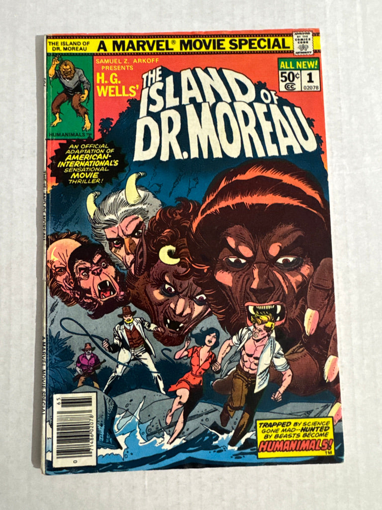 MARVEL MOVIE SPECIAL The Island Of Dr Moreau #1 VG/FN