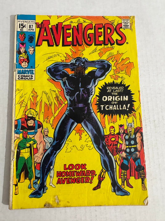 AVENGERS #87 GD