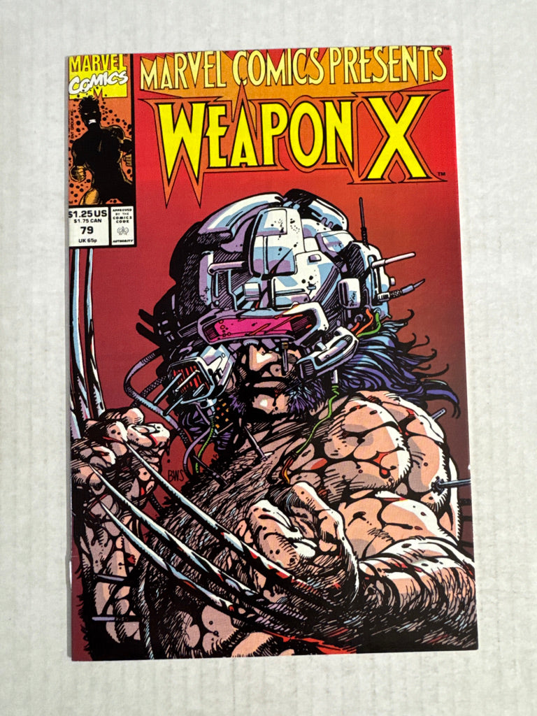 MARVEL COMICS PRESENTS #79 VF Barry Windsor Smith & mike Mignola Covers